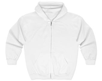 Zip up Hoodie | Zip Sweatshirt with print on back