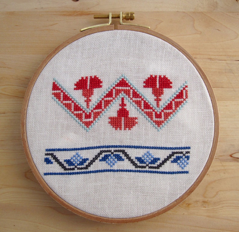 Mexicanos Folkloricos Mexican Cross Stitch Borders PDF - Etsy