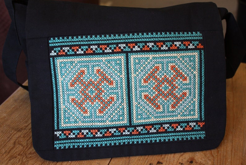 Hmong Inspired Cross Stitch Border Collection 1 PDF pattern image 2