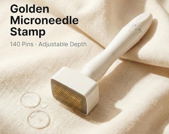 Derma stamp Manual Skin Care Tool, Ergonomic Handle With Even Stamp Head For Uniform Use