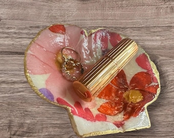 Plato de vieira en forma de corazón – Decoración costera de Cape Cod