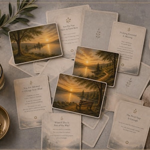 The Quiet Way | 21 Printable Reflection Cards for Mindfulness & Self-Discovery | Digital Download