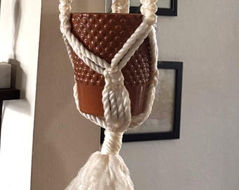 Vintage Macrame Plant Hanger