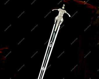 Handgeschmiedete High Carbon Steel Zweitschwert Replika: Dark Souls Fantasy Display Requisite