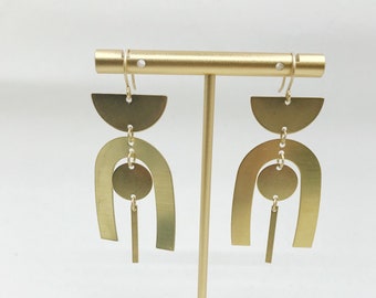 Geometric Statement Earrings