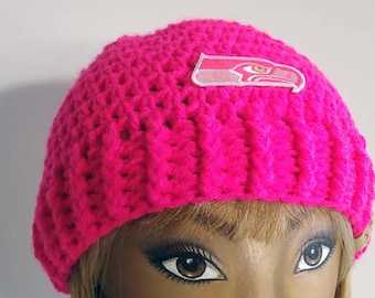 Seahawks Hat in Pink - Etsy