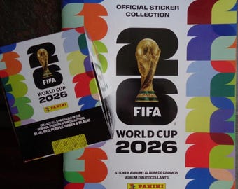 FIFA World Cup 2026 PANINI Free Soft Cover Album + 50 packs 350 stickers USA