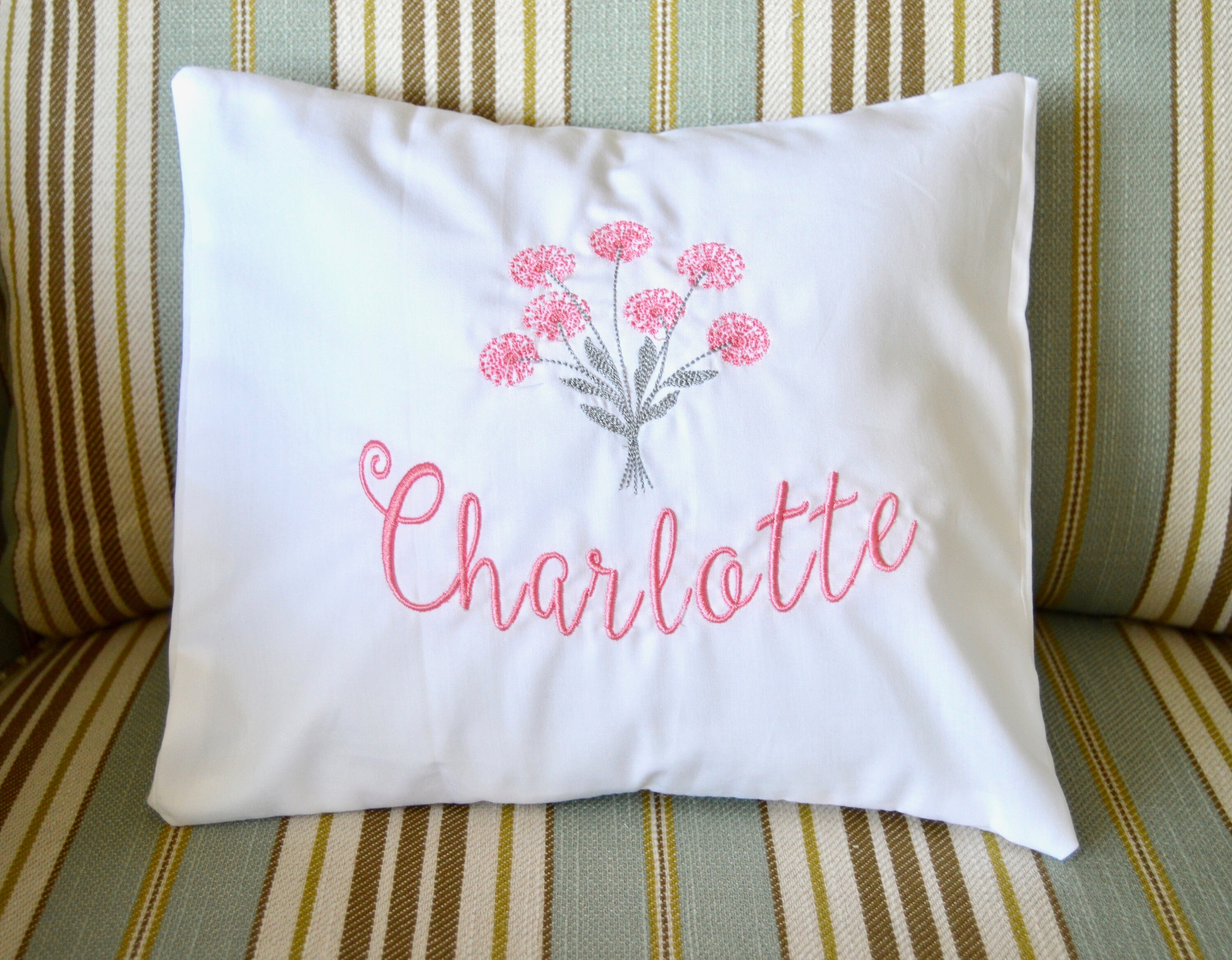 Personalized baby pillow nursery decor new baby girl gift baby Etsy