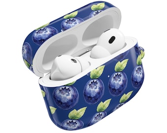 Estuche para AirPods con motivo de bayas, diseño Aesthetic Fruity Club, funda protectora brillante