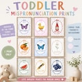 Custom Toddler Mispronunciation Nursery Prints, Funny Toddler Sayings, Nursery Wall Art, Playroom Decor, Kids Bedroom Prints, Baby Shower