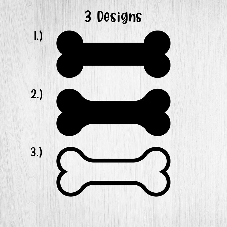 Dog Bone SVG, Dog Bone Vector Files, Dog Bone Png, Dxf, Eps, Pdf, Dog ...