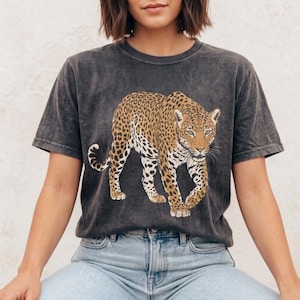 Leopardgrafik PNG för T-shirtsublimering | Digital nedladdning