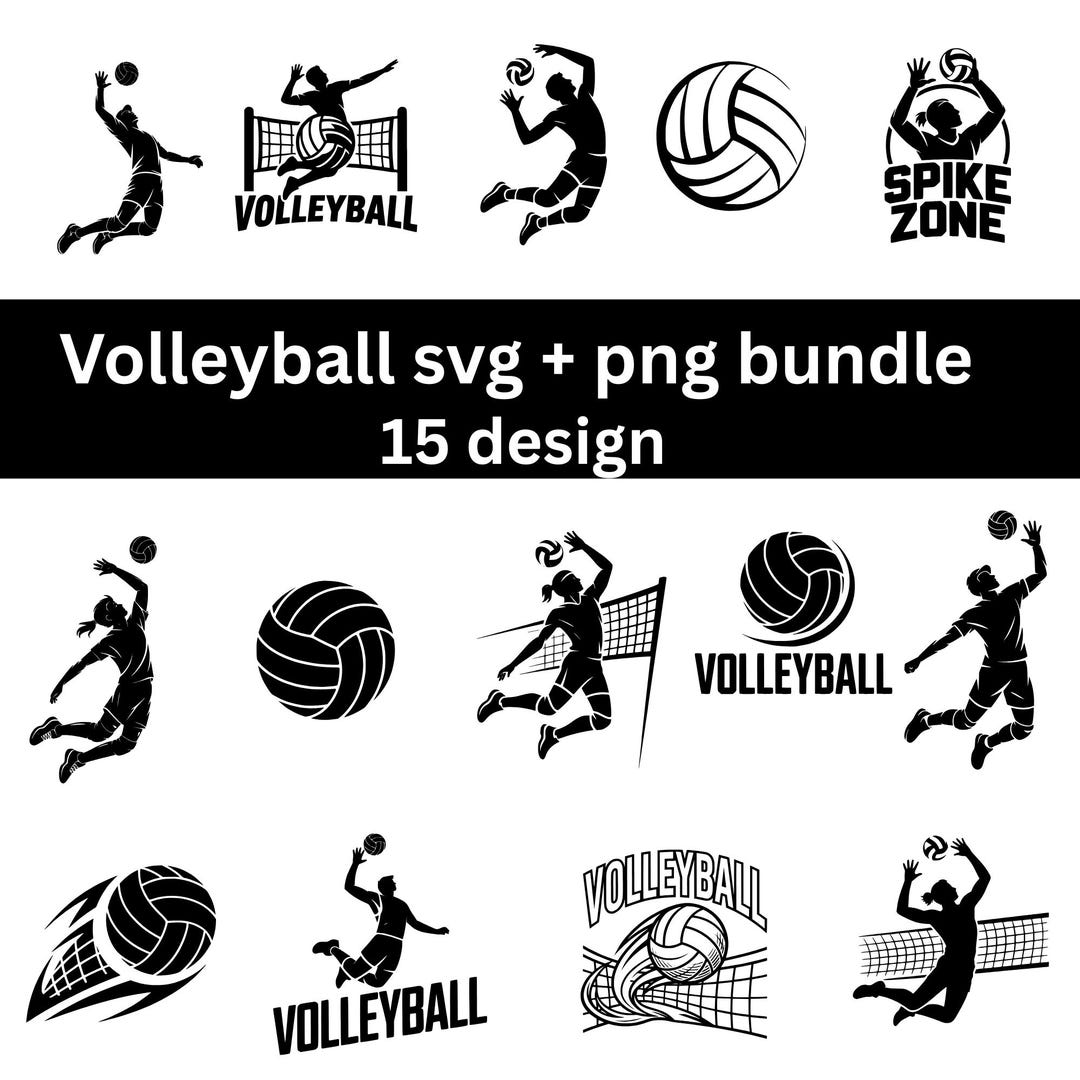 Volleyball Exploding Svg Volleyball Svg Bundle | Volleyball Svg Png | Digital Download - Etsy