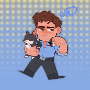 Robert Robertson Acryl Schlüsselanhänger