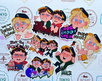 Jet Lag The Game Stickers