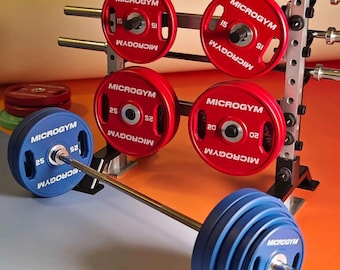 Colorful Mini Barbell Desk Decor Gym Model | 20cm Barbell with Removable Plates ABS Aluminum Fitness Display Gift