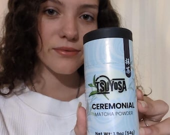 Polvere di matcha di grado cerimoniale / Tè Uji giapponese biologico per latte e dolci