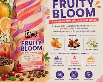 Kawa Fruity Bloom (jasno palona)