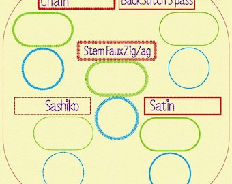 Fuente Ceria Satin Native BX GRATIS con la compra de marcos Working .be: 3 formas en Satin, Backstitch, Chain, StemZZ, Sashiko (solo archivos digitales)