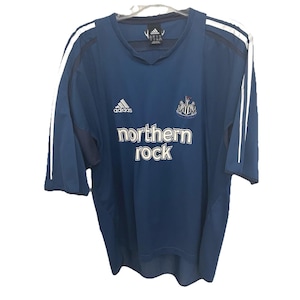 Camiseta de entrenamiento visitante Adidas Newcastle United 2004-05 Northern Rock EPL XL EUC imagen 1