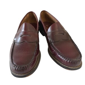 GH Bass Penny Loafer Mens 11.5D Burgundy Weejuns Leather Classic Dress Shoe Gh bass vintage weejuns - Gem main image 2