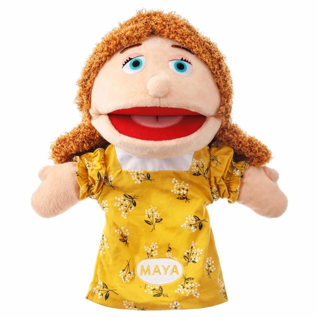Personalized Hand Puppet With Name – Custom Family Puppet Gift for Kids ...