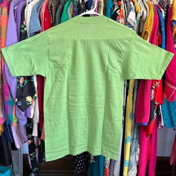 Vintage 70s Farrah Fawcett Green T Shirt - image 8