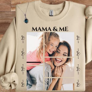 Mama and Me Mother Daughter Design, Matching Mom and Daughter Gift, Custom Photo Motherhood Love, Special Family Bonding Image

Mama and Me