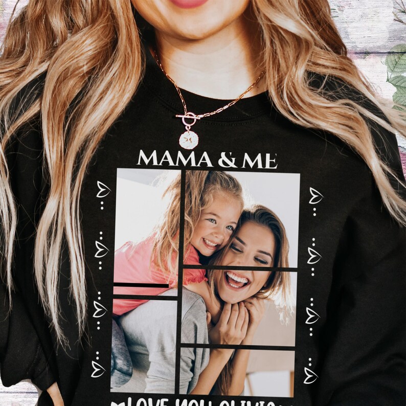 Mama and Me Photo Collage, Personalized Custom Picture Gift, Mother Daughter Mom, Family Photo Keepsake, Mother's Day

Mama and Me, Photo