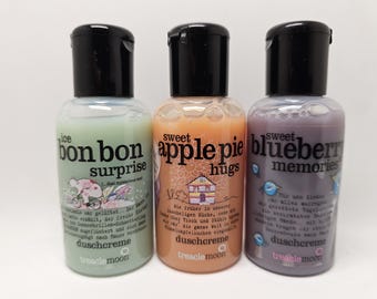 Treaclemoon Shower Cream, various types, 3 x 60ml (see product description)