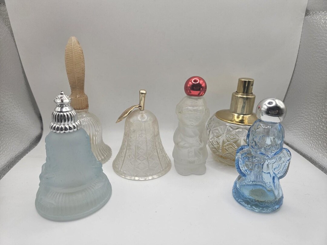 Leere Vintage Parfum Flakons von Avon 6x Stück