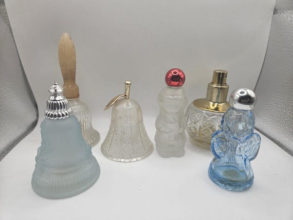 Leere Vintage Parfum Flakons von Avon 6x Stück