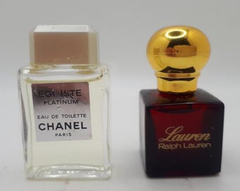 Chanel Platinum Egoiste Eau de Toilette 4ml | Ralph Lauren Eau de Toilette 3.5ml