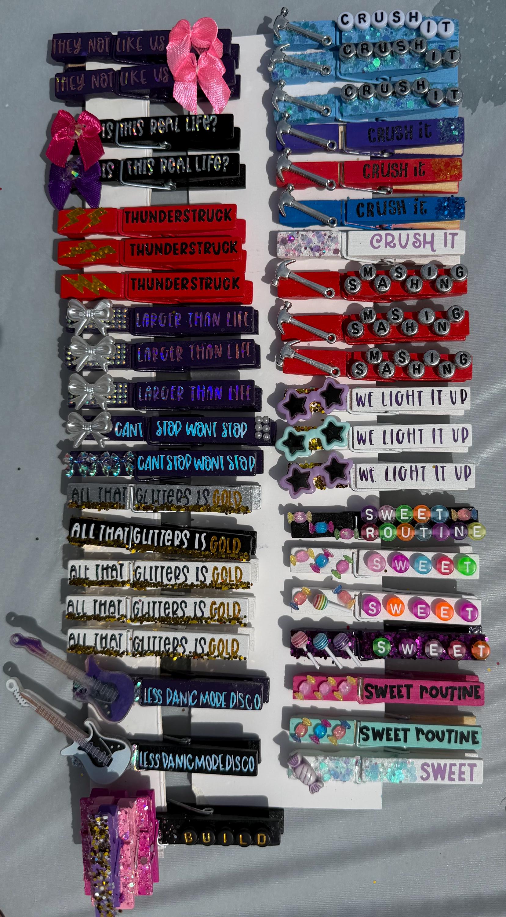 Cheerleading Clip Pins - Motivational & Decorative - Etsy