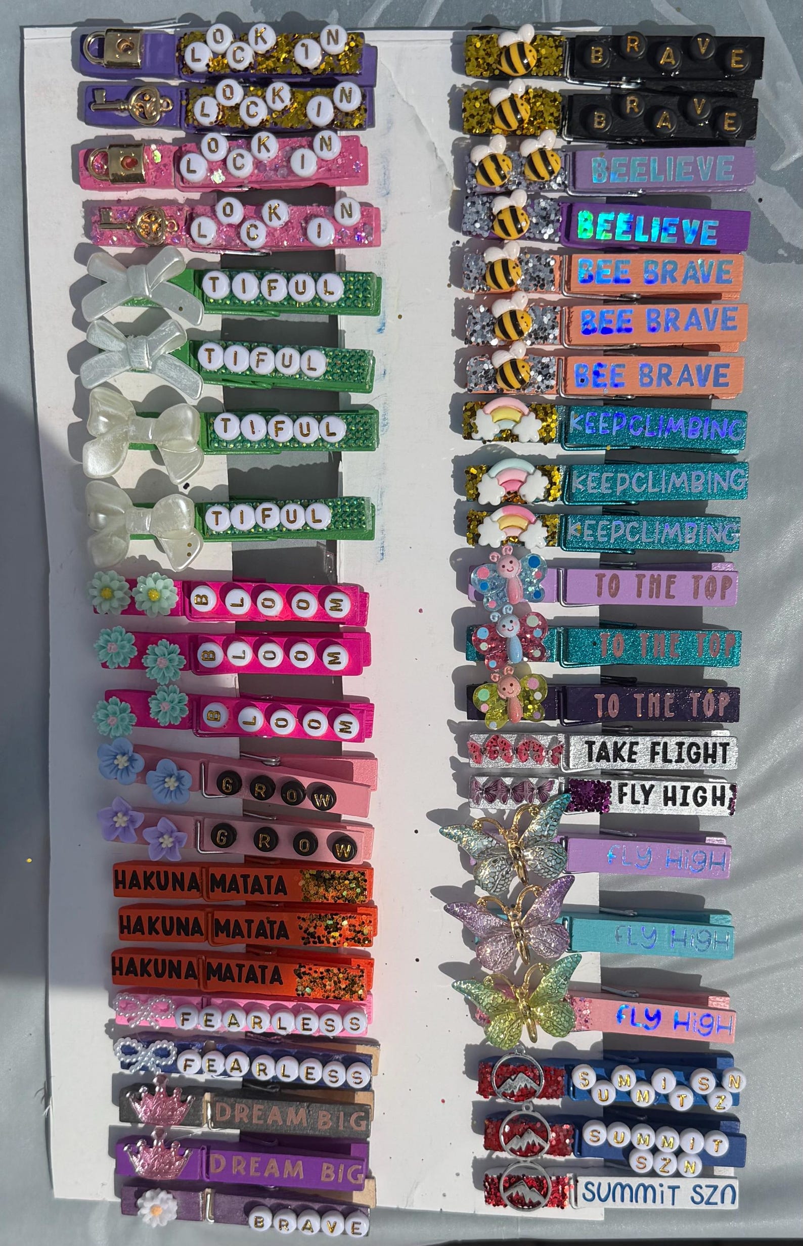 Cheerleading Clip Pins - Motivational & Decorative - Etsy