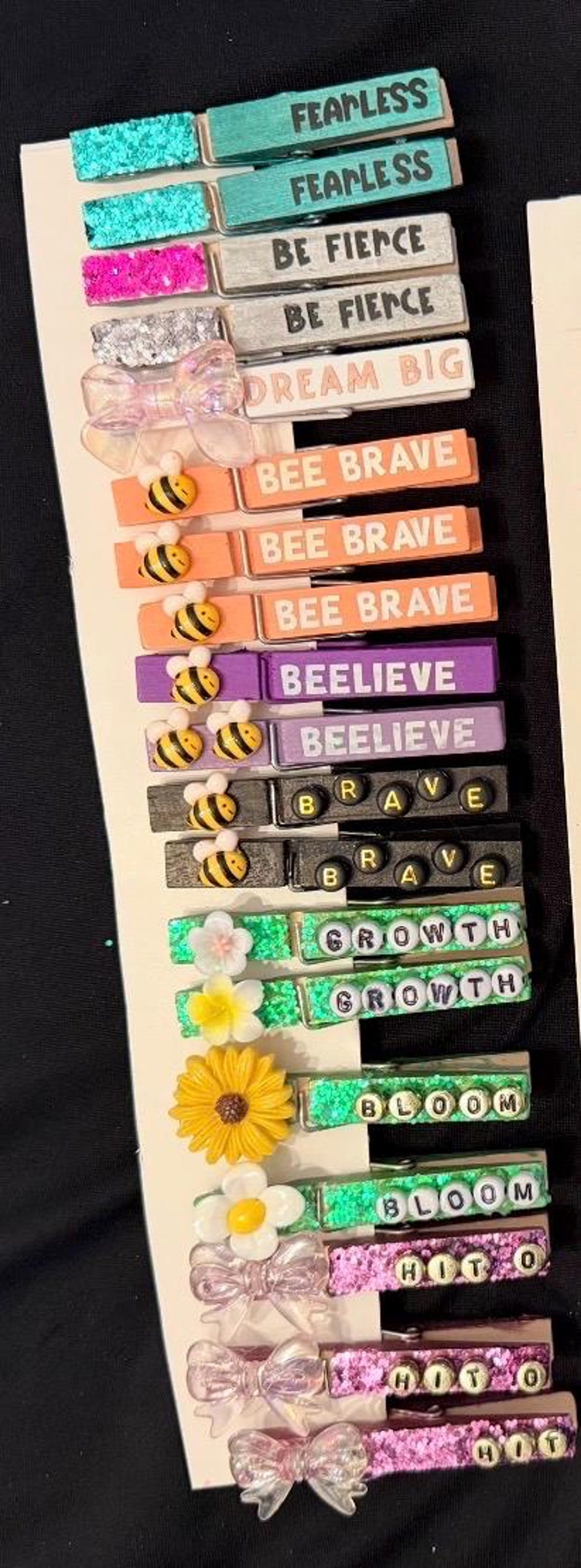 Cheerleading Clip Pins - Motivational & Decorative - Etsy