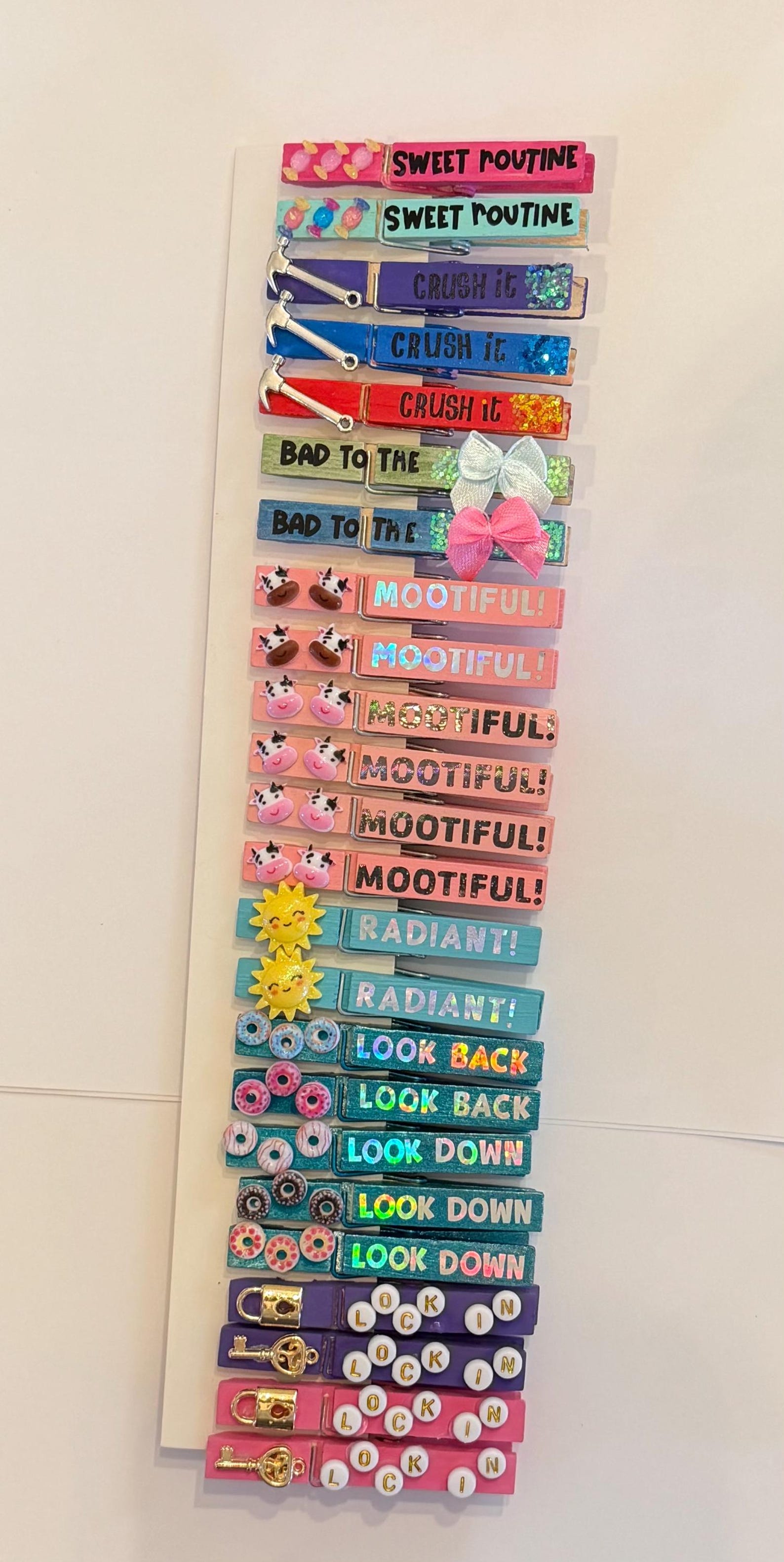 Cheerleading Clip Pins - Motivational & Decorative - Etsy