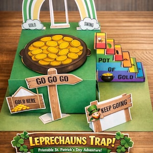 Afdrukbare doe-het-zelfkabouterval – St. Patrick's Day Speech Sound Craft (digitale download)