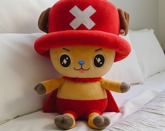 Peluche de Tony Chopper de One Piece: un adorable peluche de anime, un muñeco de peluche suave y kawaii, un regalo para fans de los dibujos animados.