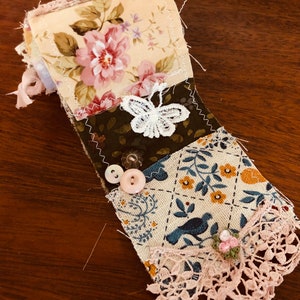 Snippet Roll Fabric Collage Strip