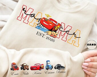 Custom Mama, Custom Mama Sweatshirt, Personalized Mama Sweatshirt, Kids Love, Mama Birthday Gift, Custom Sweatshirt With Kids Name