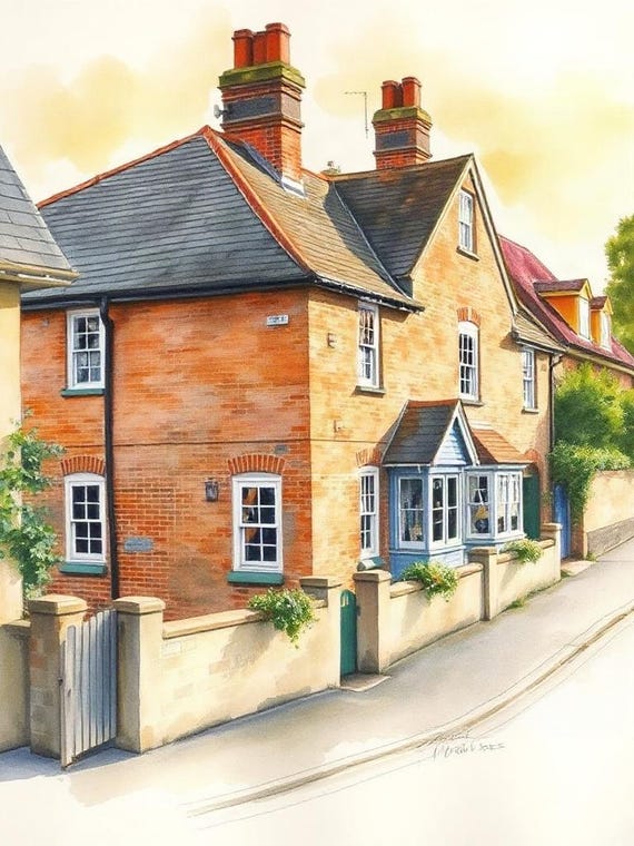 House portrait style example