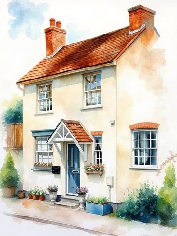 House portrait style example