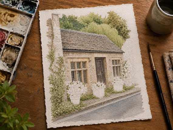 Original watercolour painting, available