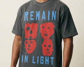 Remain in Light Band T-Shirt, Retro 80's Talking Heads Album Graphic Tee