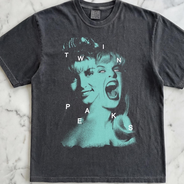Maglietta gemella di Laura Palmer, maglietta grafica grunge della serie TV Retro Peaks