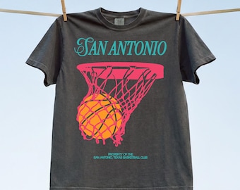 San Antonio Basketball Streetwear Graphic T-Shirt, Game Day Fiesta Tee