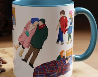 Eternal Sunshine filmcollage keramische mok, verzamelobject Joel Clementine fanart