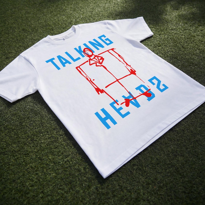 David Byrne Suit T-Shirt, Retro 80s Music Band Graphic Tee for Talking Heads image 11