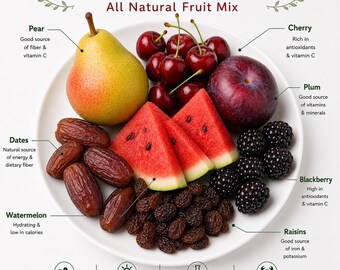 Mélange de fruits pour verger | Mélange naturel d'aliments pour bernard-l'ermite